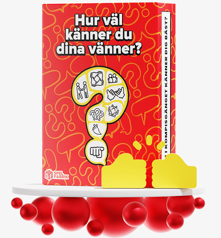 HUR VÄL KÄNNER DU DINA VÄNNER?